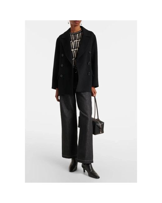 Max Mara Black Round-Neck Knitwear