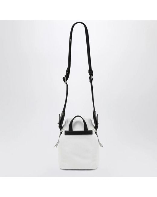 Moncler White Mini Trick Rucksack