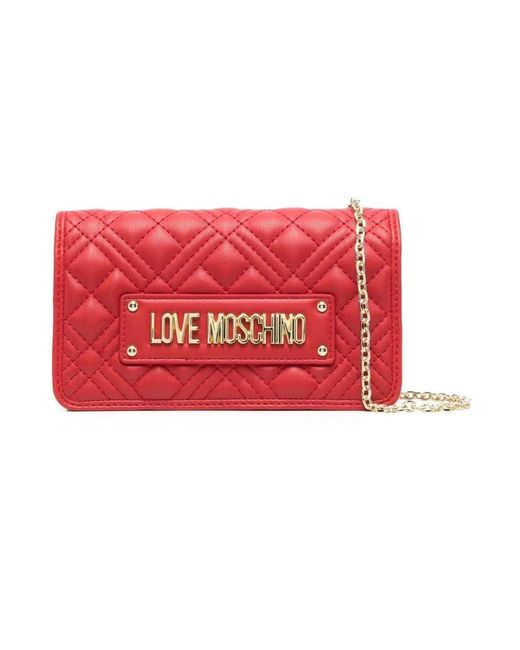 Love Moschino Red Shoulder Bags