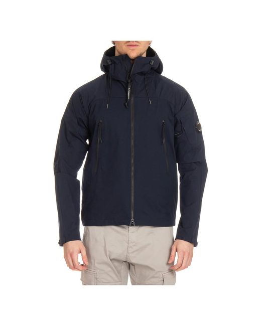 C P Company Blaue kapuzen-zip-up-jacke pro-tek in Blue für Herren