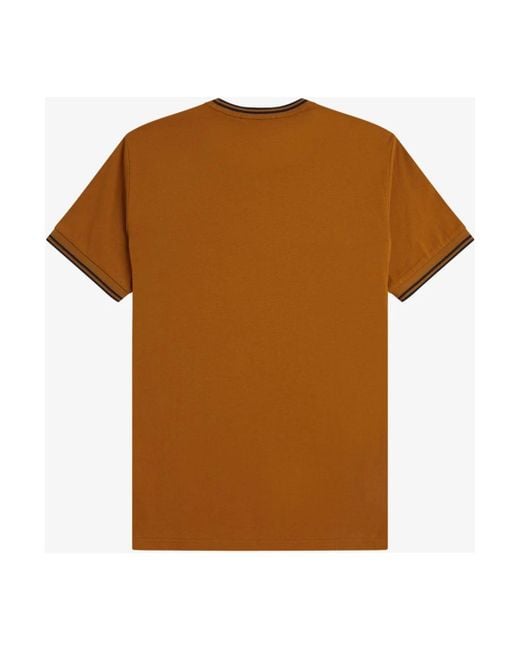Fred Perry Brown T-Shirts for men