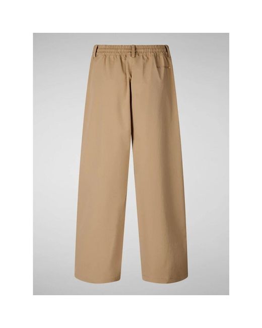 Wide Trousers Save The Duck en coloris Natural