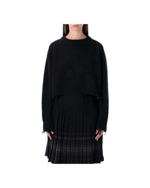 Low Classic Black Round-Neck Knitwear