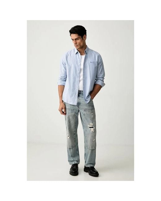 Straight Jeans Levi's de hombre de color Blue