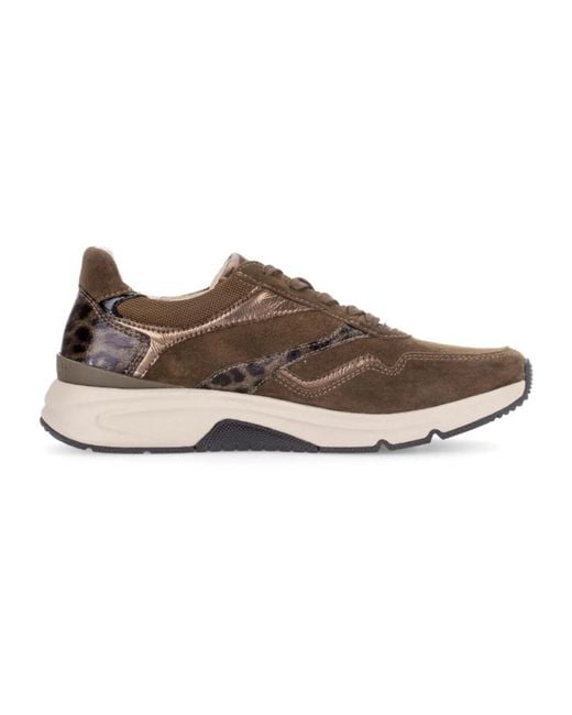 Gabor Brown Rollingsoft Sneaker
