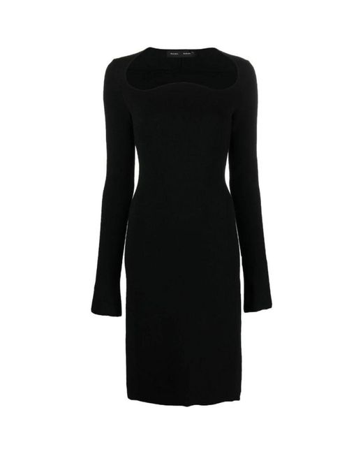 Proenza Schouler Black Short Dresses