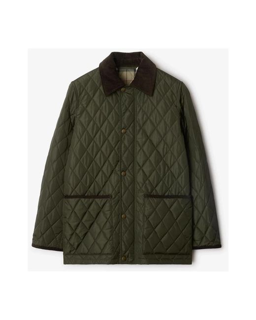 Burberry Green Winter Jackets