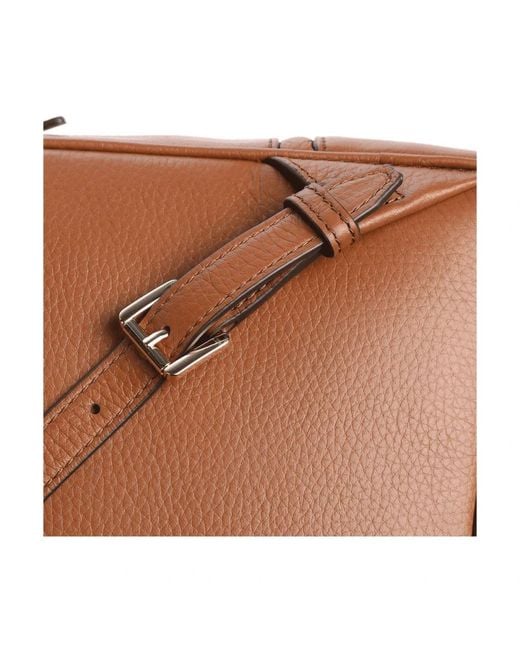 Michael Kors Brown Rhea Medium Leather Backpack