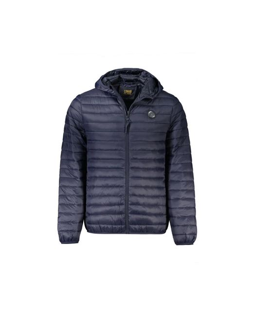 Roberto Cavalli Jassen ,Blauw ,Gewatteerde Jas Met Stiksels in het Blue voor heren