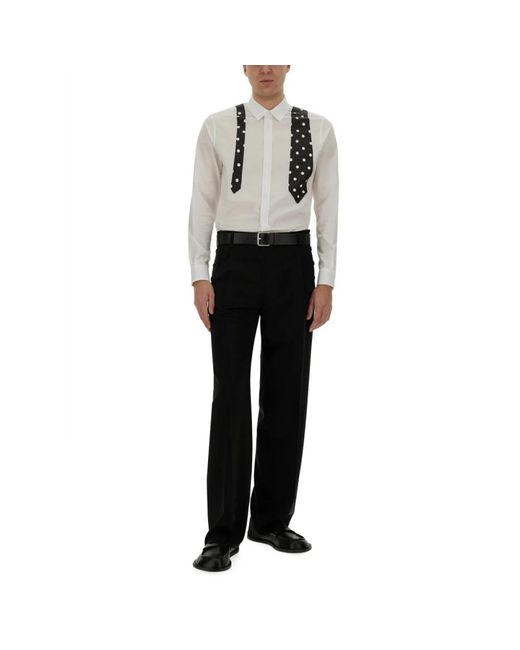 Moschino Black Suit Trousers for men