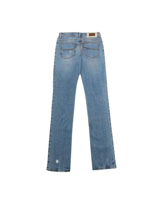Siviglia Jeans Met Scheuren En Strepen in het Blue