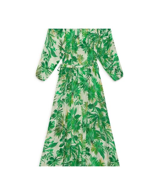 Maliparmi Green Maxi Dresses