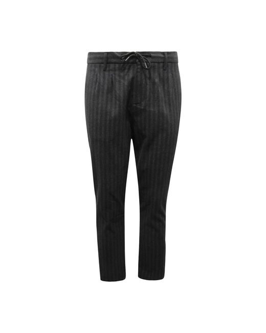 Imperial Black Slim-Fit Trousers for men