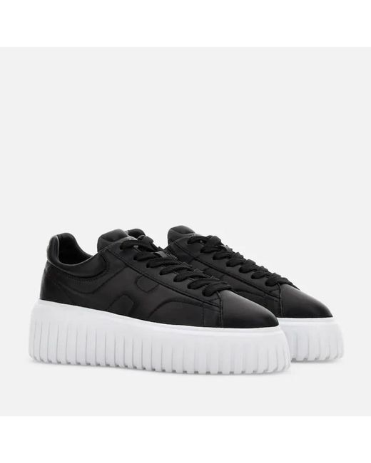 Zapatillas h-stripes negras Hogan de color Black