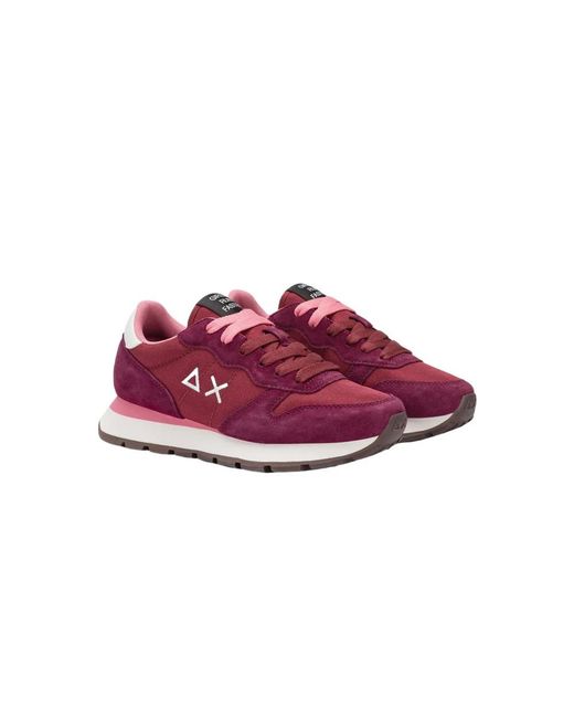 Sun 68 Purple Sneakers