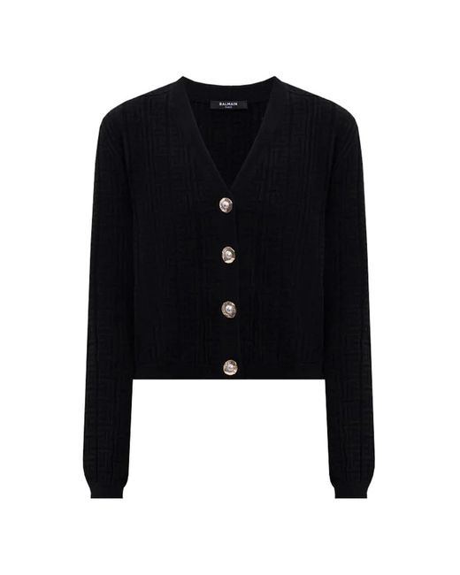 Balmain Black Cardigans