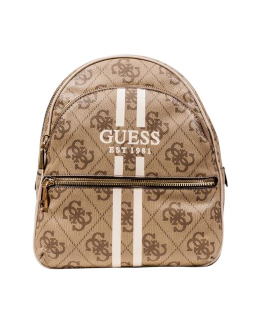 Guess Backpacks in het Natural
