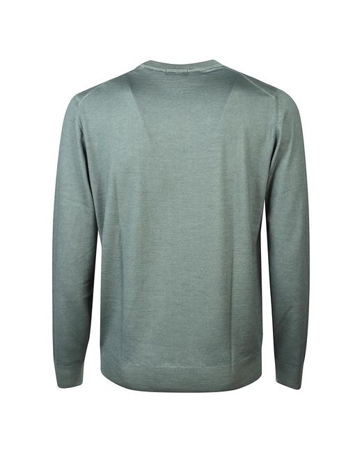 Drumohr Green Round-Neck Knitwear for men