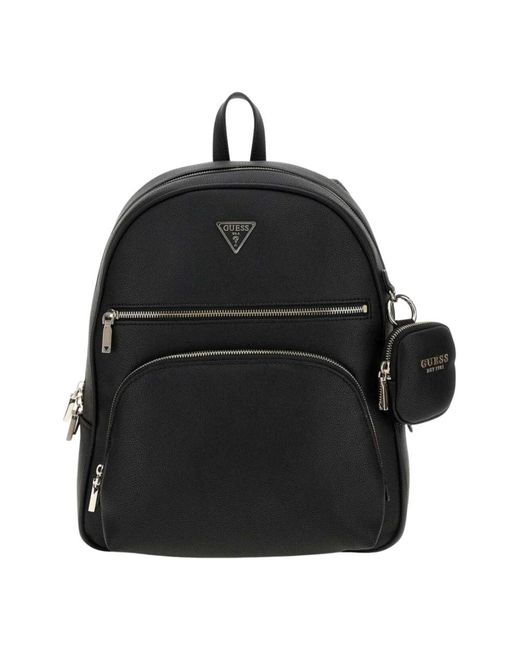 Guess Black Backpacks