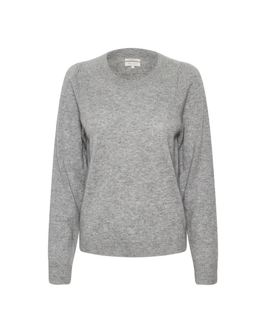 Part Two Sweaters in het Gray