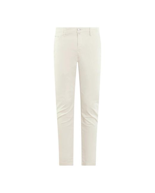 Jacob Cohen Slim Fit Bobby Hose in White für Herren