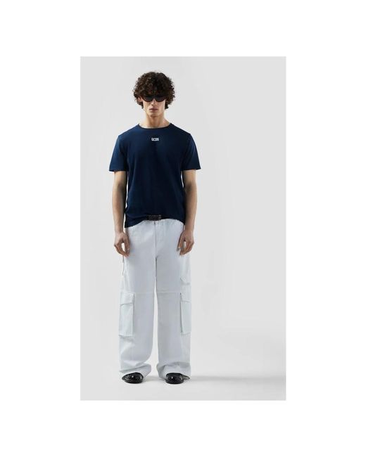 Gcds Basic Logo Regular Tee in Blue für Herren