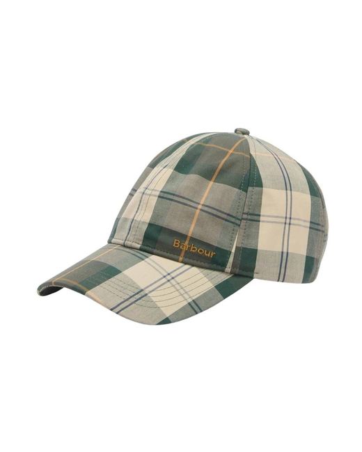 Barbour Green Caps for men