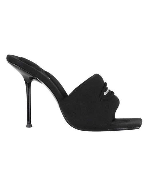 Alexander Wang Black Heeled Mules