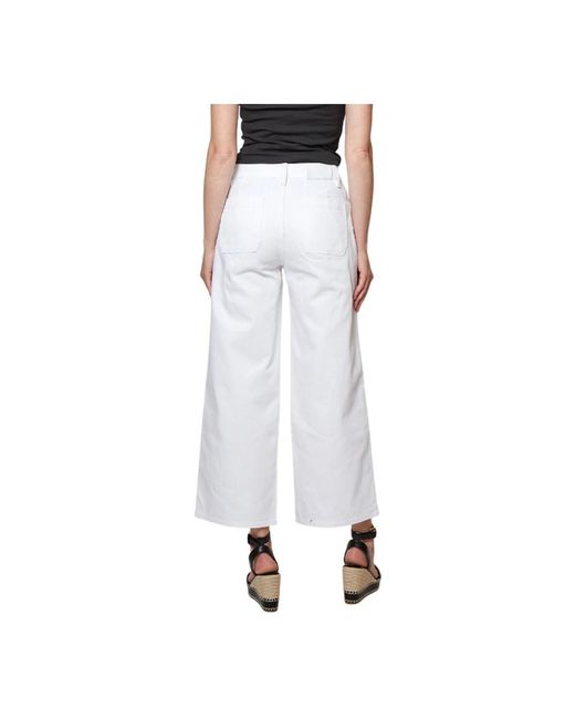 Wide Trousers Ralph Lauren de color White
