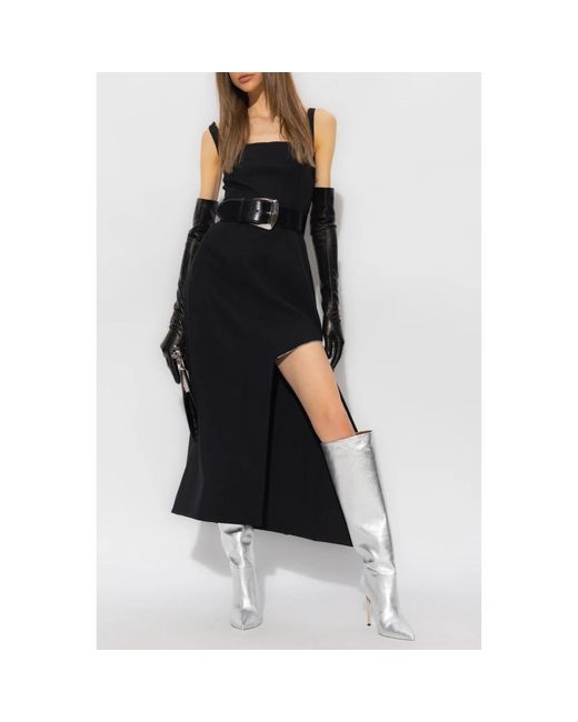Alexander McQueen Black Midi Dresses
