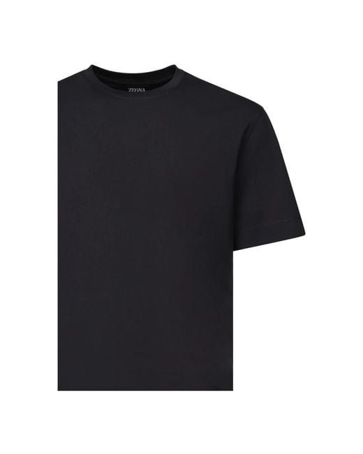 Zegna Black T-Shirts for men