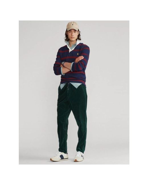 Polo Ralph Lauren Green Slim-Fit Trousers for men