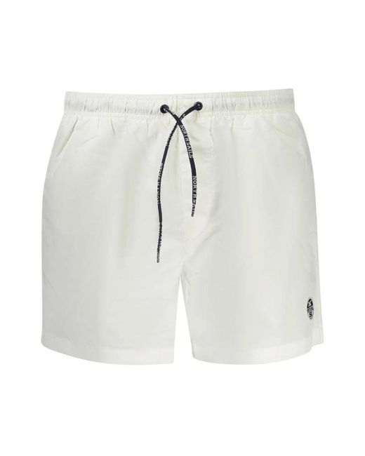 North Sails Badmode ,Wit ,Polyester Polyester Zwemboxer in het White voor heren
