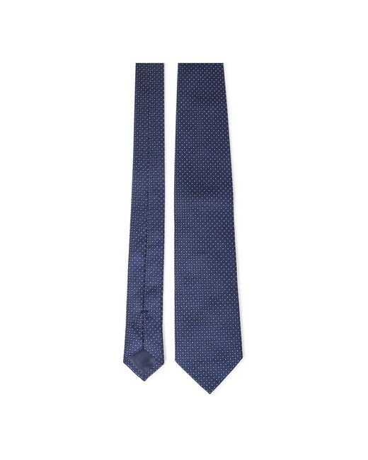 Franzese Collection Accessoires ,Blauw ,Blauwe Zijden Jacquard Stropdas Elegant Accessoire in het Blue voor heren