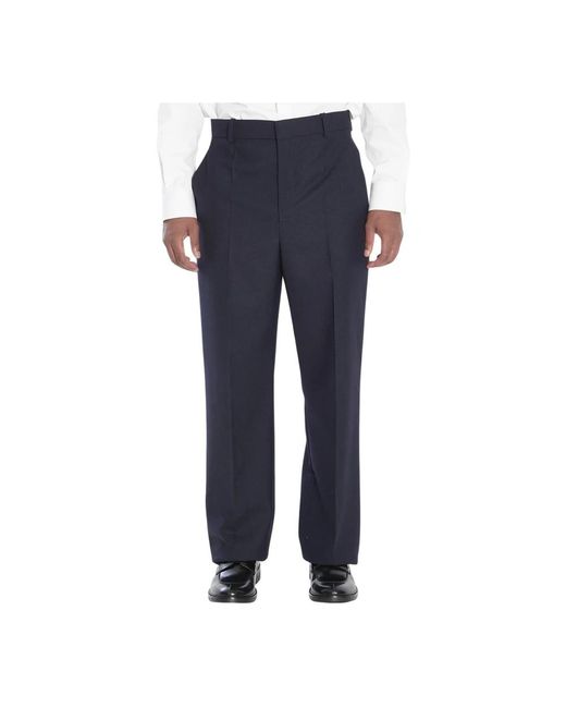 Saint Laurent Blue Suit Trousers for men