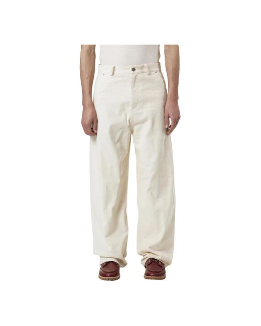 Drole de Monsieur Natural Straight Trousers for men