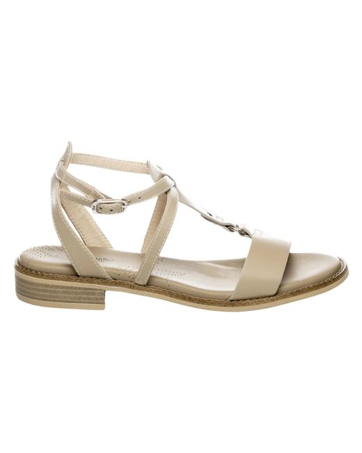 Nero Giardini Metallic Flat Sandals