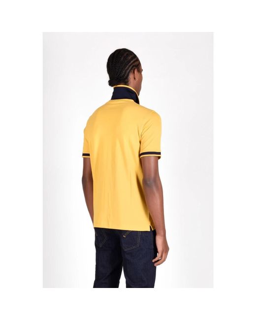 K-Way Baumwoll polo shirt in Yellow für Herren