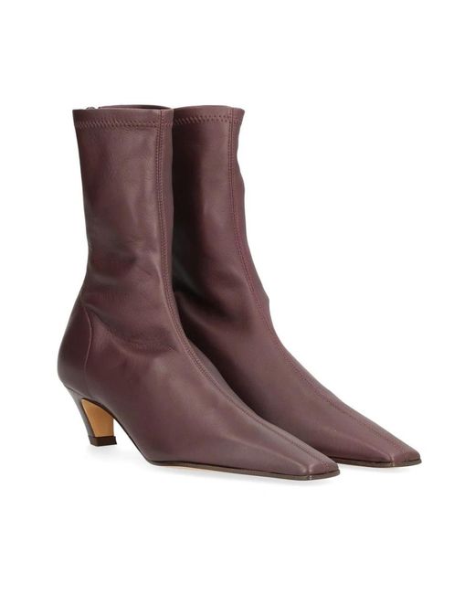 Khaite Brown Cowboy & Biker Boots