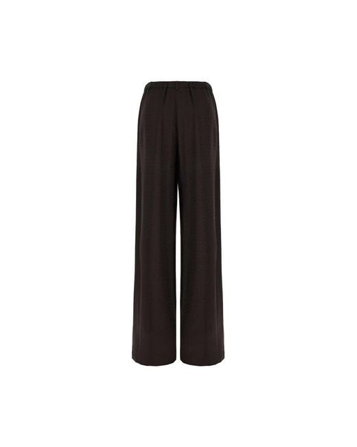 Gucci Black Wide Trousers