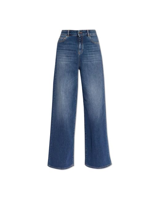 Straight leg jeans Emporio Armani de color Blue