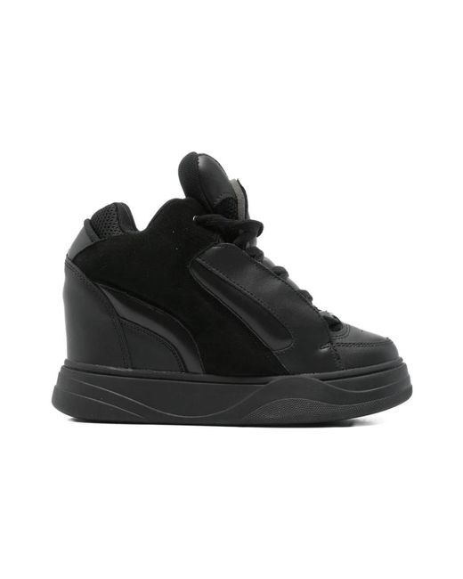 OTTOLINGER Black Cotton Polyester Sneakers