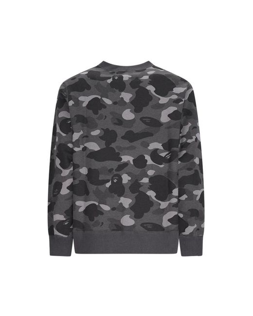 A Bathing Ape Gray Sweatshirts for men