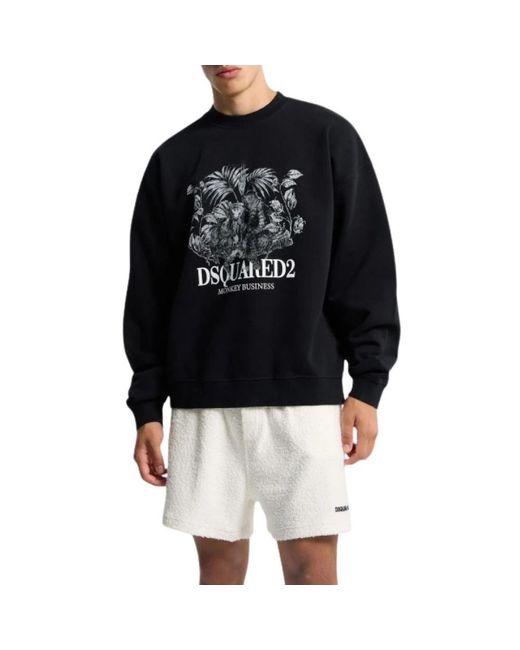 DSquared² Felpa in het Black voor heren
