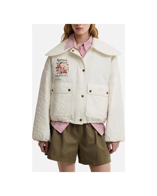 Barbour White Light Jackets