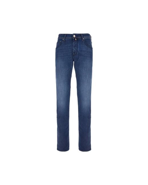 Jacob Cohen Blue Slim-Fit Jeans for men