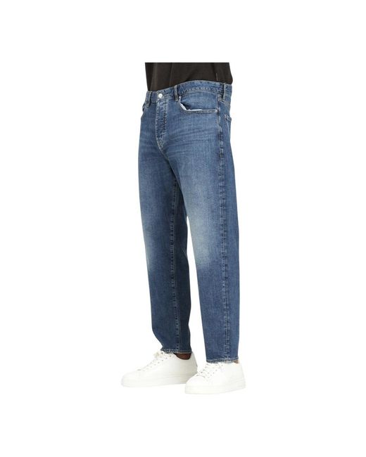 ARMANI EXCHANGE Blue Loose Fit Jeans for men