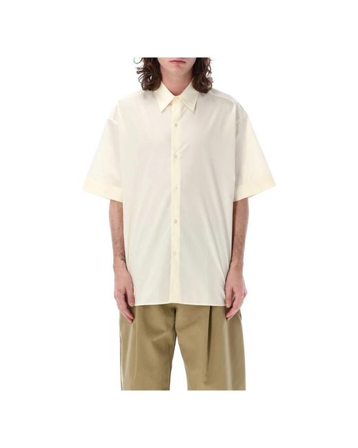 Studio Nicholson Natural Short Sleeve Shirts for men