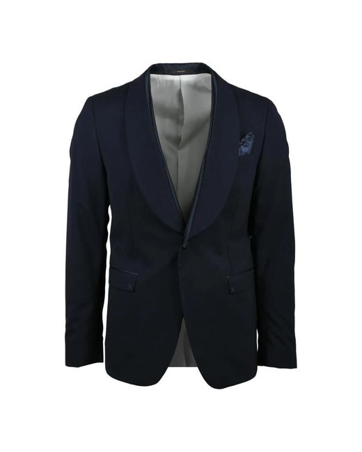 Paoloni Blue Blazers for men