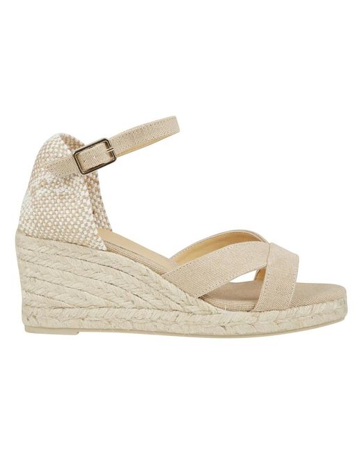 Castaner Metallic Wedges